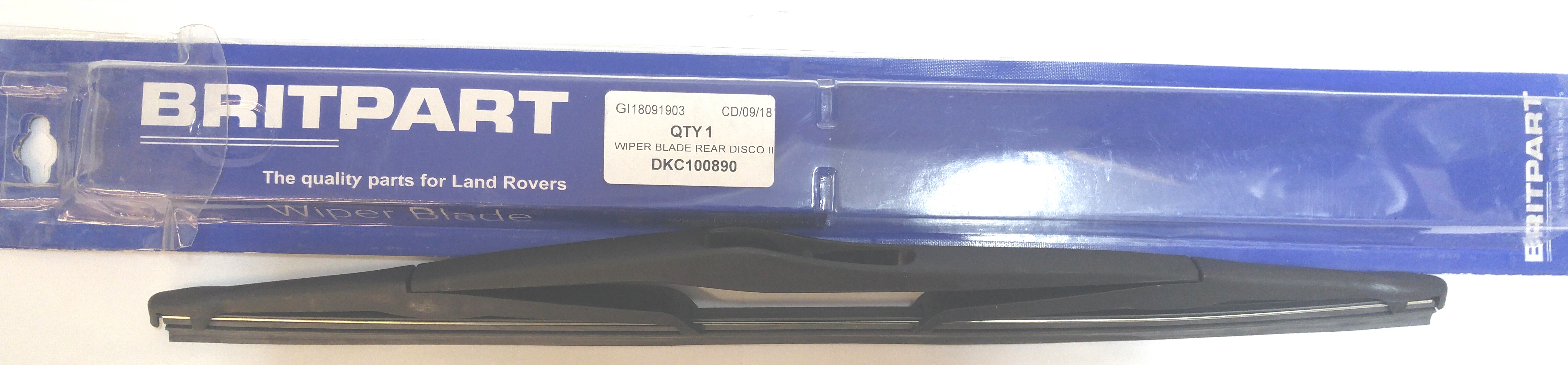 Щетка стеклоочистителя заднего  D2 (DKC100890||BRITPART)